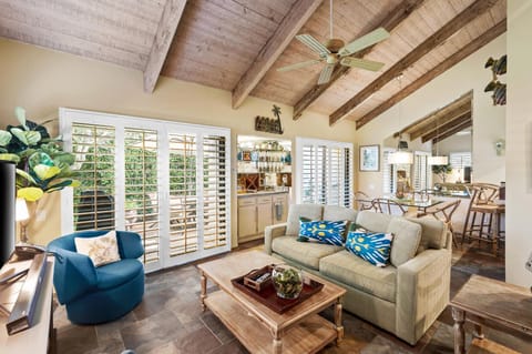 Open-concept living/dining room