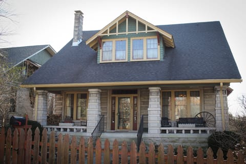 This charming 1916 Craftsman Bungalow faces Belmont U, & is steps from 12 South!
