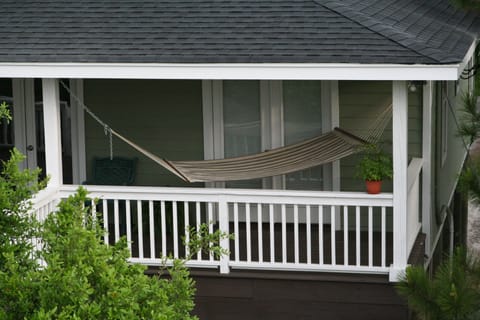 hammock on front deck.This is a fantastic spot for a nap or reading.
