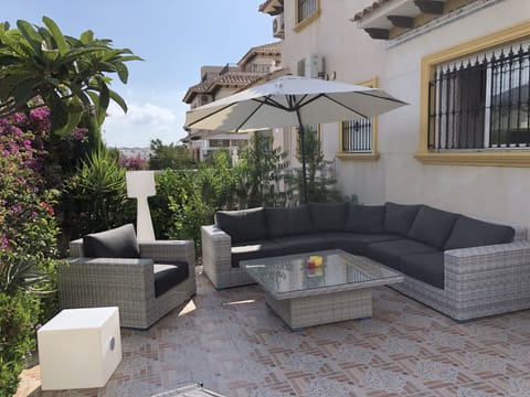 Garden area.