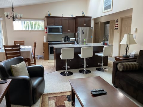 Fully Equipped Kitchen Dining Table sits 6