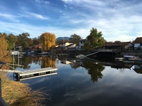 View of channel from deck 