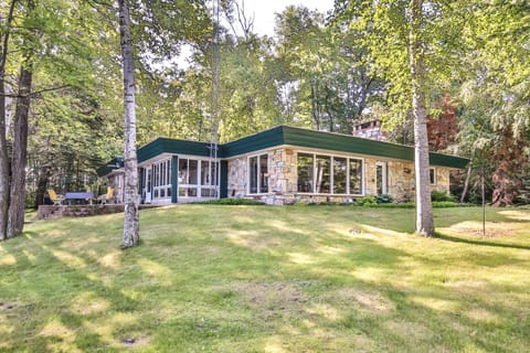 Exterior view from lake on west side
