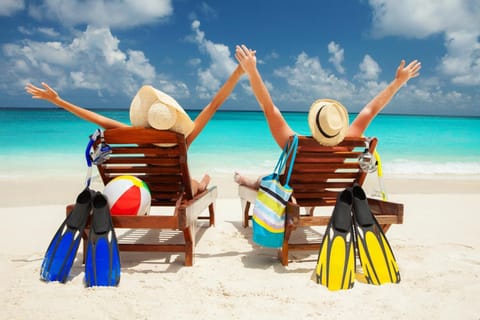 HAPPINESS IS BEING AT THE BEACH...!