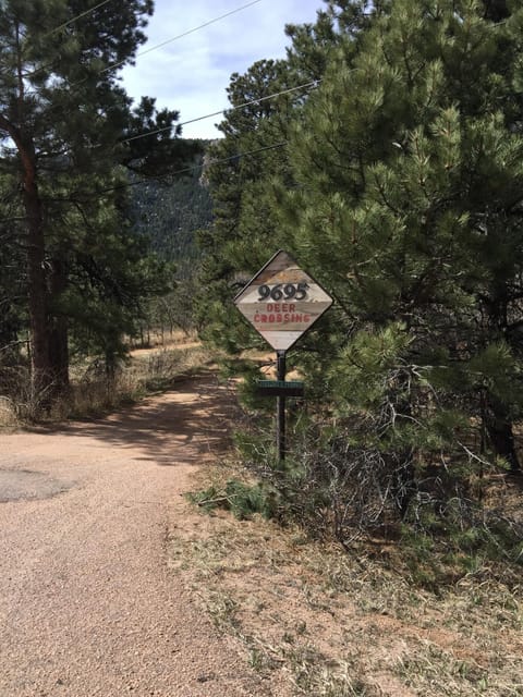 Watch for sign at driveway entrance! Turn #1 - turn right off of frontage road.