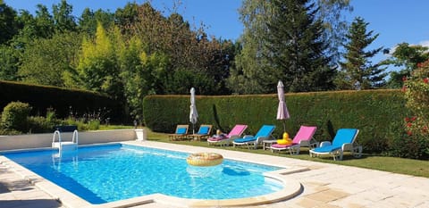 Private heated pool
