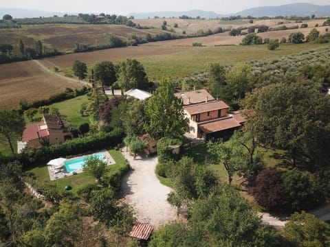 Sight of the property from the drone 