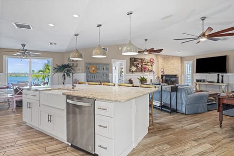 Open concept Kitchen/LR