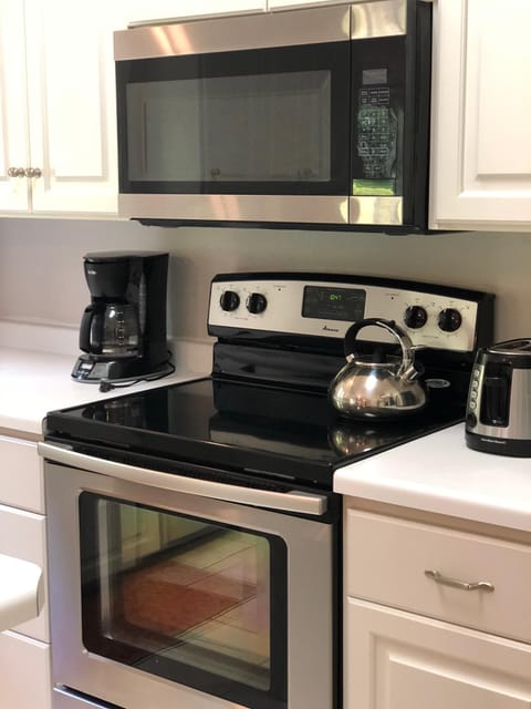 Large kitchen with new appliances