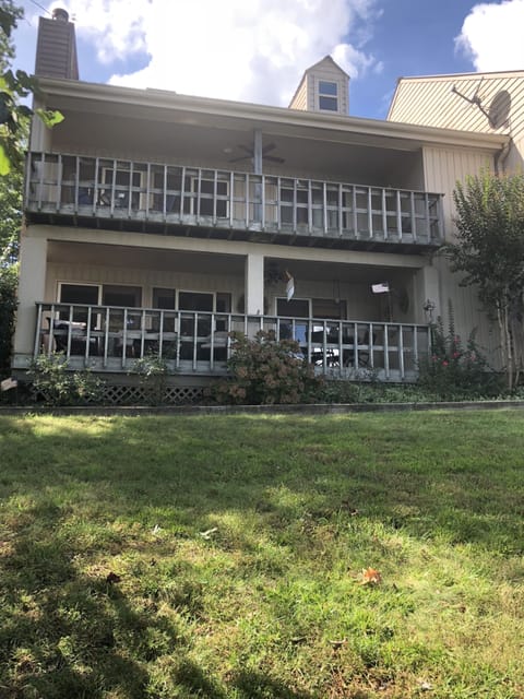 Unit D is on lower left, closet to fire pit and swimming area.