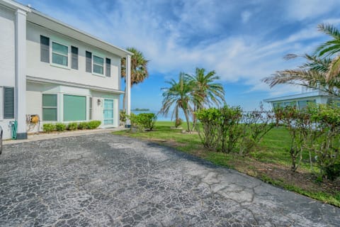 Private parking area.
