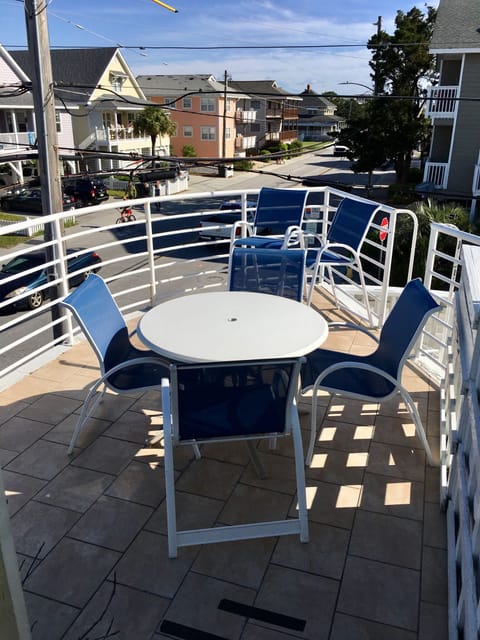 Upper Deck available for alfresco dining and fun people watching