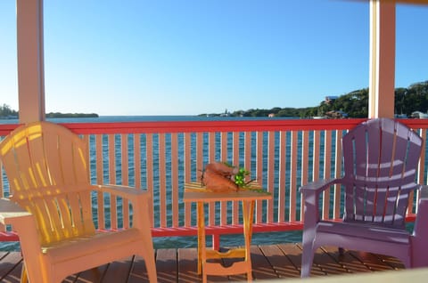 View from deck at Flamingo Cabin!!