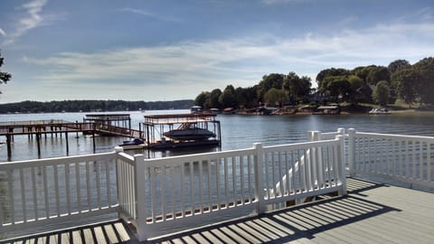 The lake looking up channel