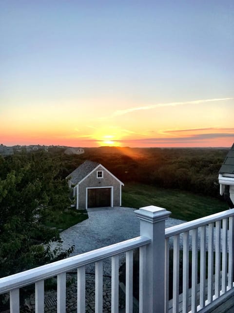Sunset views from the deck