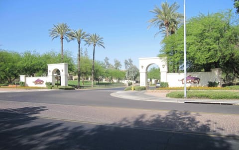 Entrance to the Cachet Condos at the Legacy