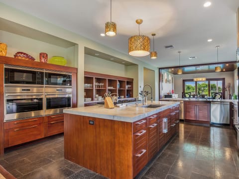 Well appointed and spacious chef's kitchen