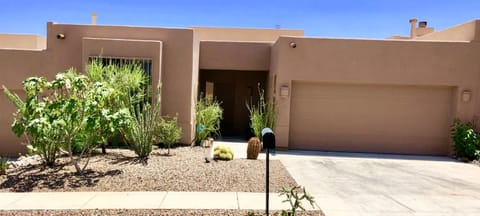 Front of condo, 2 car garage. 