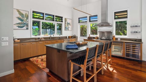 Hale Maluhia at Poipu Beach Estates - Kitchen & Breakfast Bar - Parrish Kauai