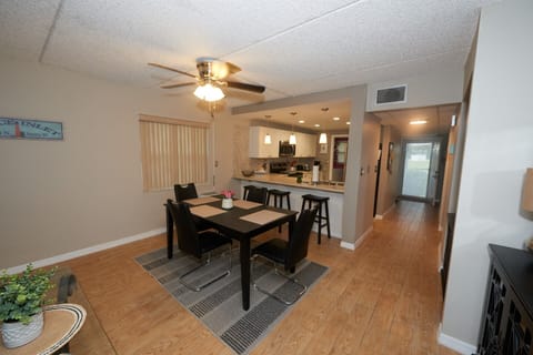 Kitchen and dining area