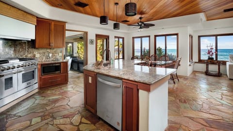 Kauai Kai at Kukuiula Bay - Ocean View Kitchen & Dining Room - Parrish Kauai