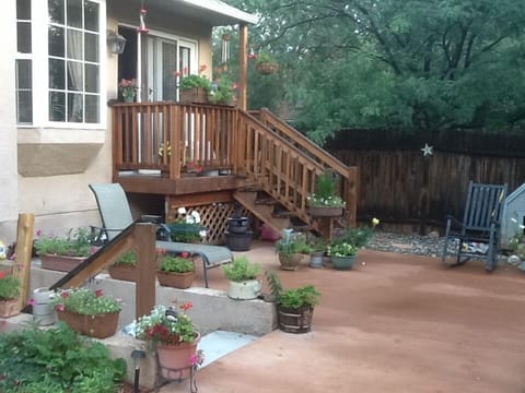 back door into back yard