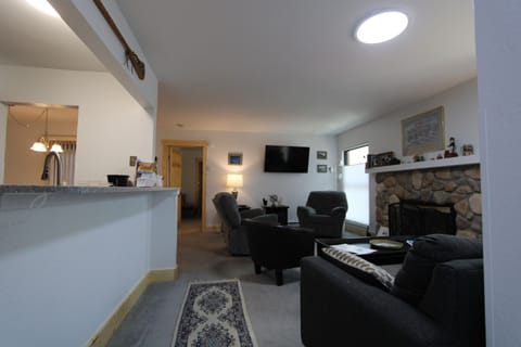 Living room as seen from the entry door.