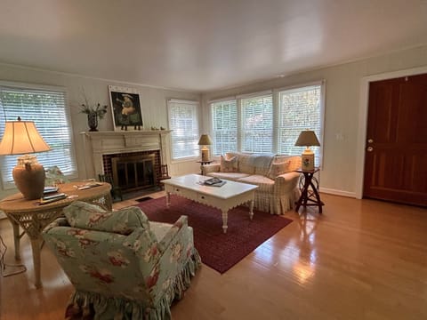 Comfortable light filled living room 