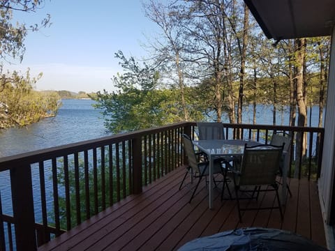 Come relax on the deck, and enjoy the views.