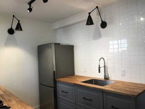 Just renovated the downstairs coffee bar space with an extra fridge downstairs.