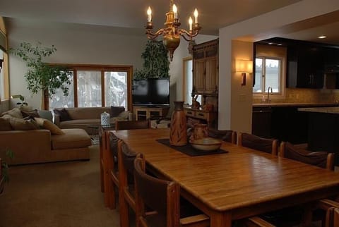 Large family/dining/kitchen area