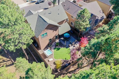 Play corn hole or relax in the new patio chairs by the fire.