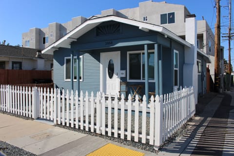 Front side of house from east side.