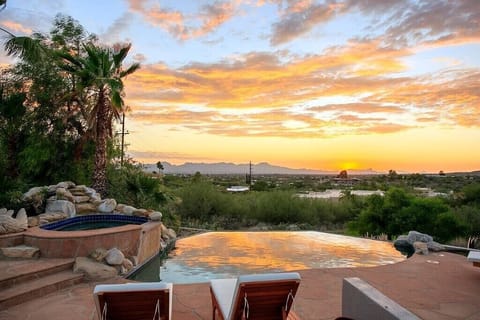 Enjoy World Class Sunsets from Pool and Spa