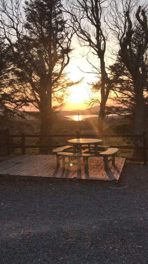 Sunset from the deck