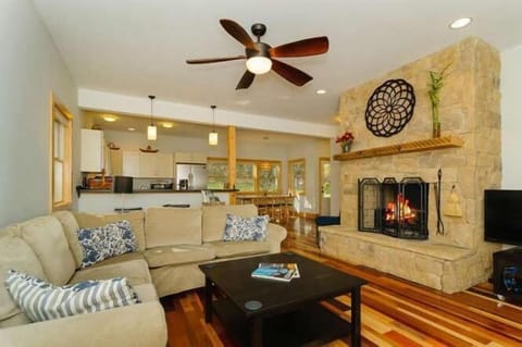 Spacious open floor plan with the option for cozy fires!