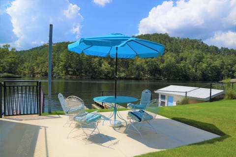 Favorite spot to watch boat traffic and dock fishing