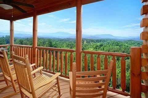 Rock your cares away enjoying the view