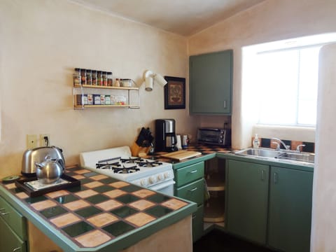 Kitchen with window lighting