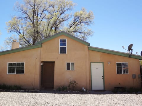 406B on right, originated as a renovation from a typical Taos 1930's ranch house
