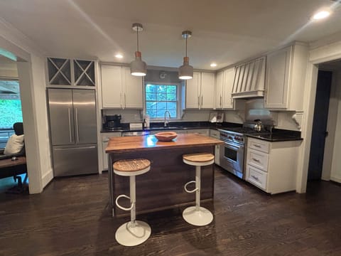 Kitchen with high end appliances