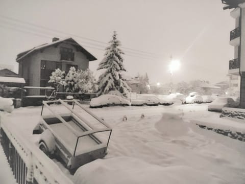 my trailer and cars hidden some where in the snow