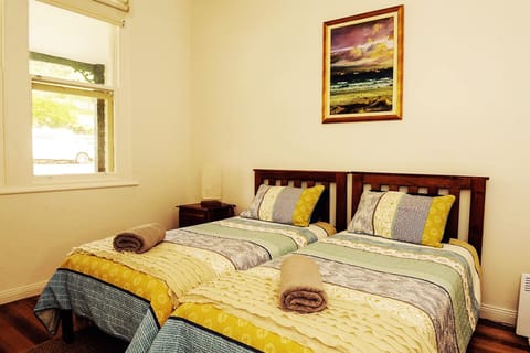 Spacious bedrooms with original Postmaster's features