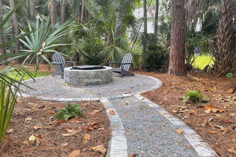 Chill out in the new backyard fire pit!