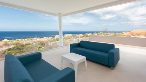 Magnificent large terraces over looking the Caribbean Sea 
