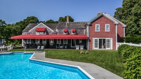 Beautiful eight foot deep in-ground pool.