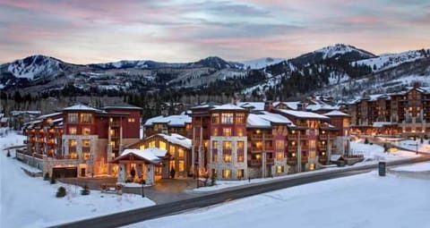 Sunrise Lodge located at the base of Sunrise Gondola Lift at the Canyons Mtn. 