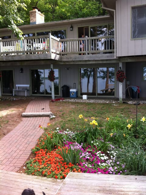 Lake side of the house.