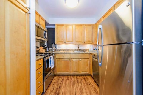 Fully equipped kitchen with modern appliances and everything you need