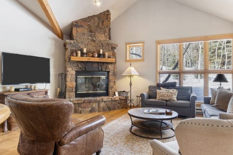 Living Room with Fireplace